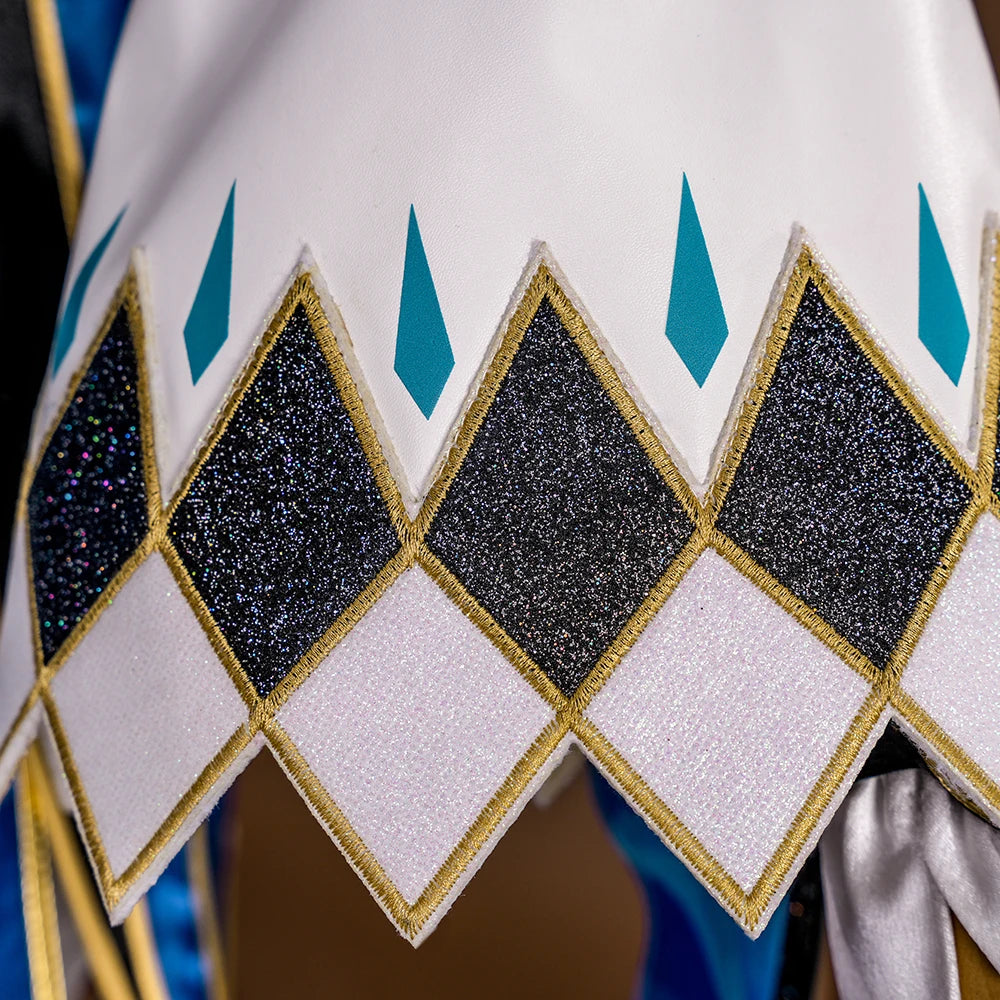 Honkai Star Rail Cerydra Cosplay Costume Wig Dress Uniform Crown Wings Headwear Halloween Party for Women Girls Carnival iCoser