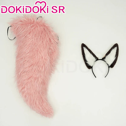 IN STOCK Jiaoqiu Tingyun Fugue Tail Ears Cosplay Props Game Honkai: Star Rail Cosplay DokiDoki Cute FoxEars Tail Foxian