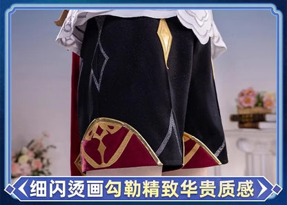 iCoser Genshin Impact Dahlia Cosplay Costume Wig New Skins Uniform Hat Festival Halloween Party for Women Men Carnival Outfit