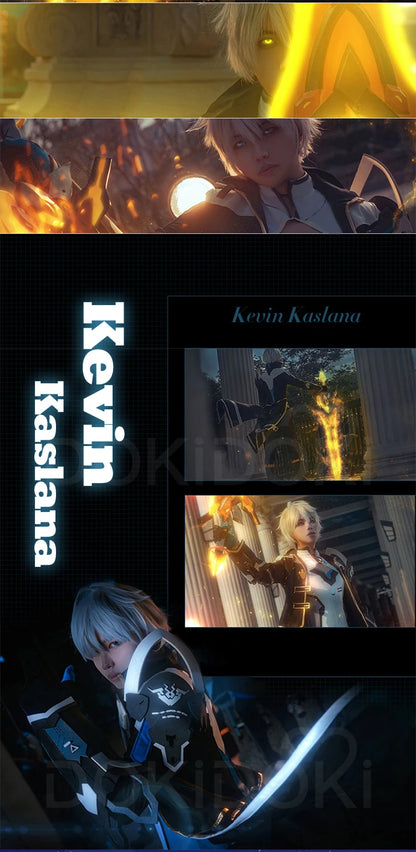 Kevin Kaslana Otto Apocalypse Cosplay Game Honkai Impact 3rd 【S-2XL】DokiDoki-R Kevin Cosplay Costume Honkai Cosplay  Plus Size