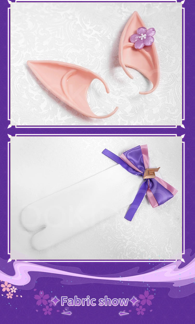 Yumemizuki Mizuki Cosplay Costume Game Genshin Impact【XS-2XL】DokiDoki-R Women Cute Dress Halloween Tail Plus Size