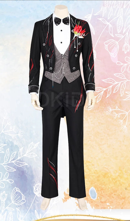 Sylus Rafayel Xavier Zayne Cosplay Costume Game Love and Deepspace【XS-2XL】DokiDoki-R Men Sylus Rafayel Wedding Suit Plus Size