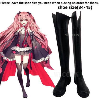 Seraph Of The End Krul Tepes Cosplay Costume Set Polyester