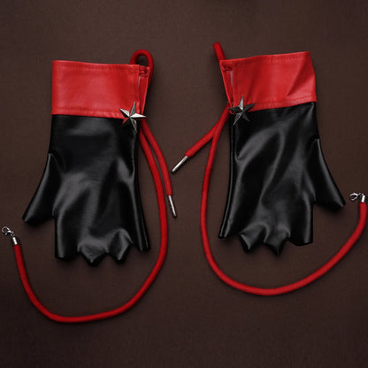 iCoser Arknights Exusiai The New Covenant Cosplay Costume Wig Uniform Luminous Headwear Halloween Party for Women Girls Carnival