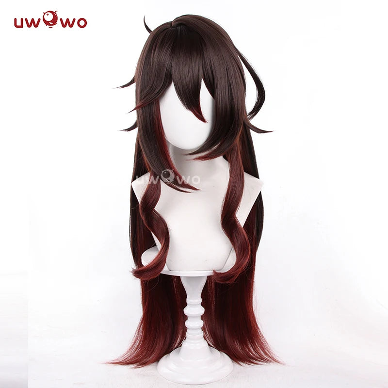 UWOWO Tingyun Wig Game Honkai Star Rail Nihility Fugue SP Tingyun Cosplay Wig Long Brown Hair