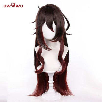UWOWO Tingyun Wig Game Honkai Star Rail Nihility Fugue SP Tingyun Cosplay Wig Long Brown Hair