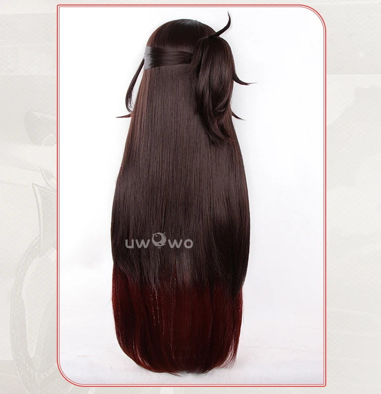 UWOWO Tingyun Wig Game Honkai Star Rail Nihility Fugue SP Tingyun Cosplay Wig Long Brown Hair