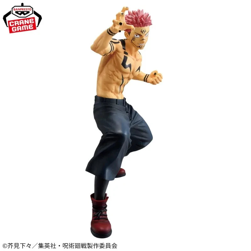 Bandai In Stock Original Banpresto Jujutsu Kaisen Ryomen Sukuna Pvc 21Cm Anime Action Figure Model Collection Boxed Toys Gifts
