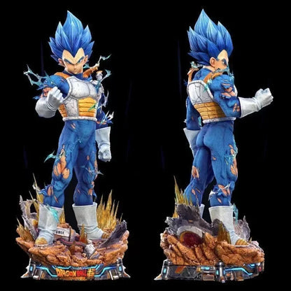 23cm Dragon Ball Anime Figures Demonize Vegeta Super SaiyanPvc Model Statue Doll Collection Decoration Ornaments Toys Gift