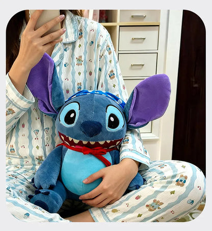 Plush Toy Stitch Cartoon with Cape Cute Plush Doll for Kids Birthday Christmas Gift Stuffed Animal Prize for Claw Machine Party