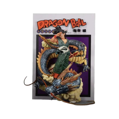 Amime Dragon Ball Z Gk 3d Comic Books Son Goku Riding Shenron Figurine Pvc Action Figure Model Statue Collection Children'S Toy