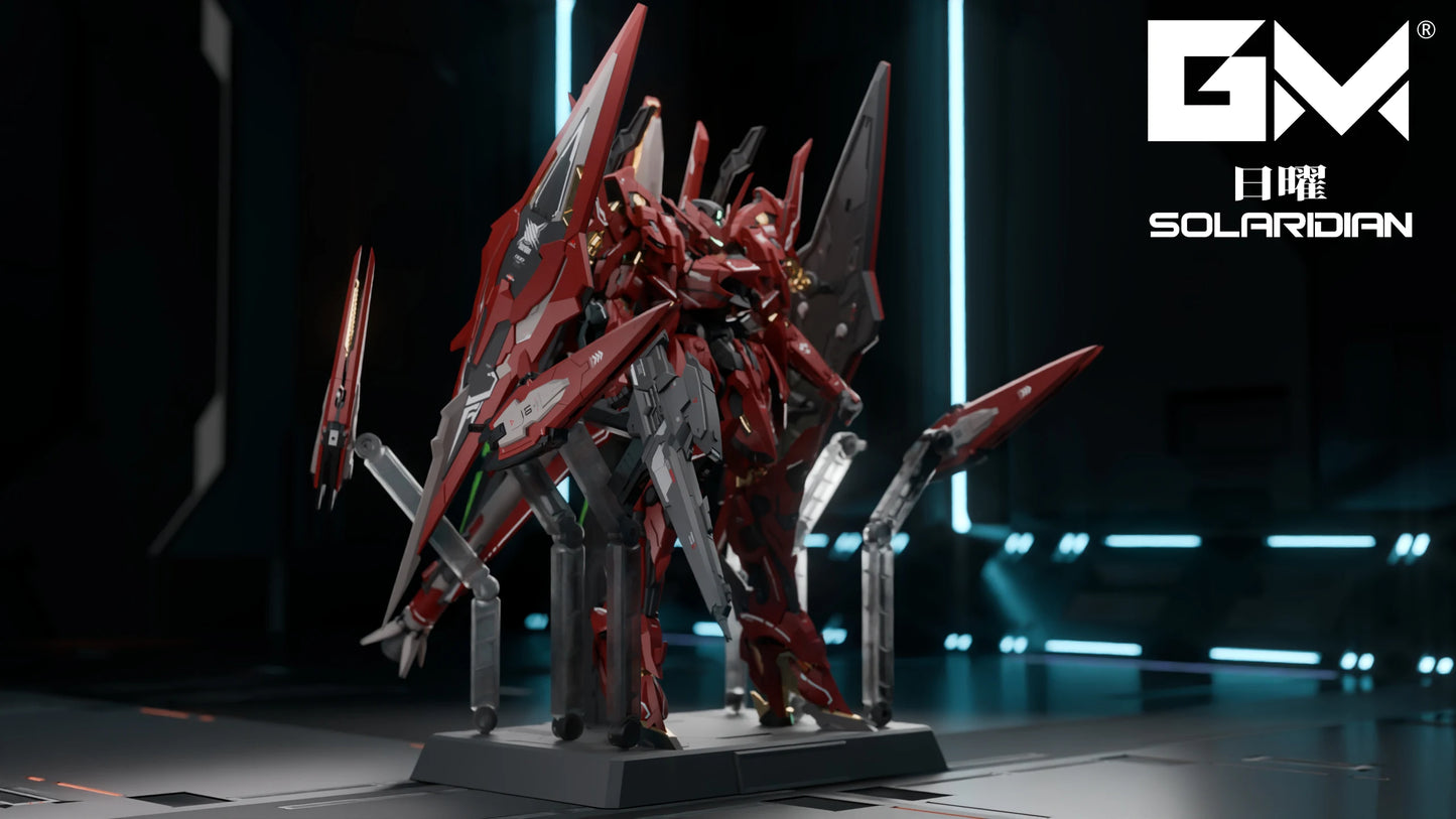 1/72 GM-GODOMO GM-001 Solaridian Series Pre-Assembled Alloy Skeleton Action Figure Detachable Parts Assembly Model Toy Boy Gifts