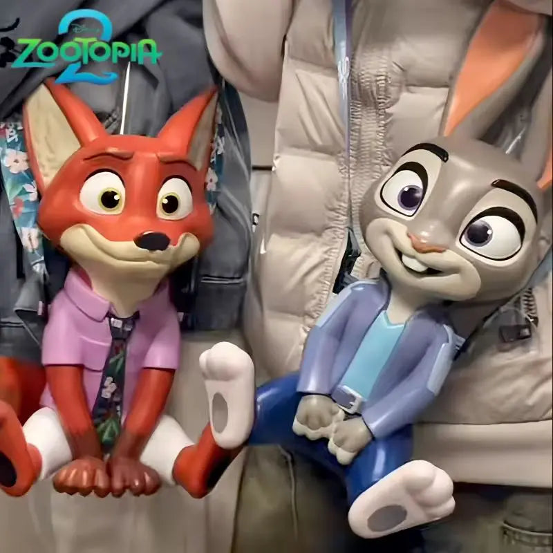 【HOT】Zootopia 2 Disney Movie Shaped Water Cup Nick Judy Cartoon Styled Cups With Crossbody Strap Kawaii Birthday Girl Boy Gifts