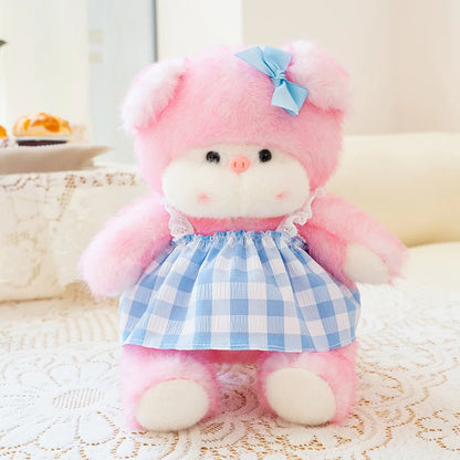 simulation animal doll stuffed cartoon rabbit bear plush toy anime cute soft pillow room decor kids birthday gift