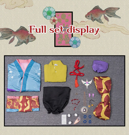 IN STOCK Kusuriuri Cosplay Costume Anime Mononoke【S-3XL】DokiDoki-R Men Kimono Costume Kusuriuri Cosplay Halloween