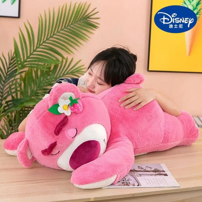 40/70/100cm Super Big Size Lotso Disney Anime Plush Stuffed Doll Room Decoration Kawaii Peluche Children's Pillow Holiday Gift