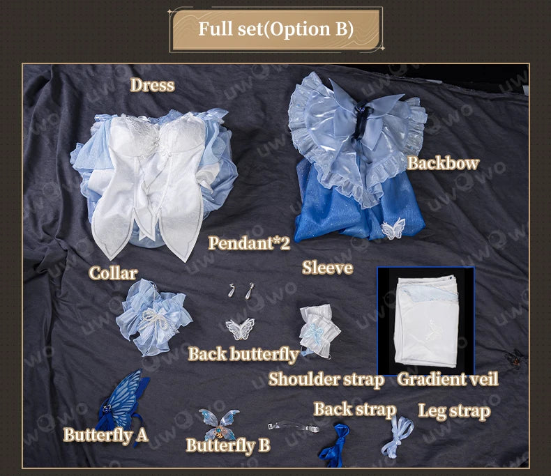 IN STOCK UWOWO Shorekeeper Cosplay Game Wuthering Waves Shorekeeper Dreamtide Fanart Cosplay Costume Halloween Costume