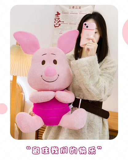 60/80/100cm Super Big Size Piglet Disney Anime Plush Stuffed Doll Kawaii Room Decoration Plushies Children's Pillow Holiday Gift