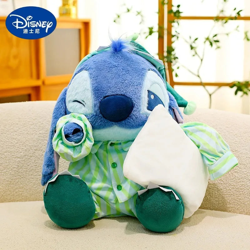 30/40/50cm Big Size Lilo & Stitch Pajamas Disney Anime Plush Stuffed Doll Kawaii Room Plushies Children's Pillow Holiday Gift