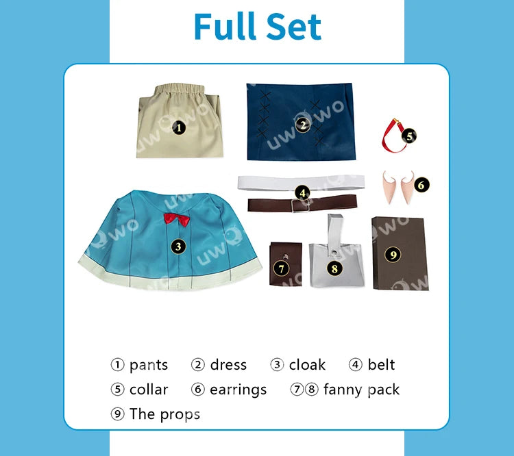 UWOWO Collab Series: nime Deliciouss inn Dungeonn Marcillee Donatoo Cosplay Costume