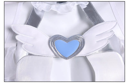 Anime New Panty Stocking with Garterbelt Stocking Cosplay Costume Angel Skirt Stockiel Anarchy Wings Halloween Women Girls Cos