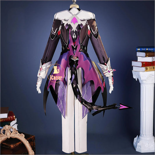 Genshin Impact Durin Cosplay Costume Wig Uniform Headwear Game Role Play Outfit Halloween Christmas Party for Women Men Girls