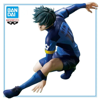 Original Bandai Anime Figure BLUE LOCK Rin Itoshi FIGURE(TBA) Action Figure Banpresto Toys 16cm Model Doll Collector