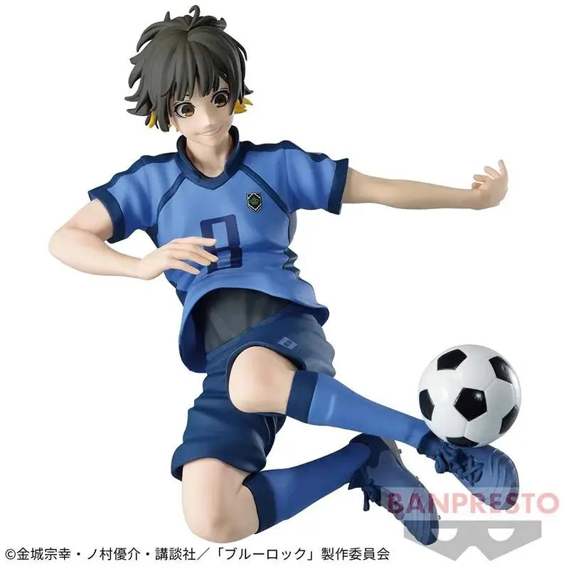 Bandai Original Banpresto Blue Jail Isagi Yoichi Bachira Meguru Chigiri Hyoma Nagi Seishiro Anime Model Figures Collect Toys