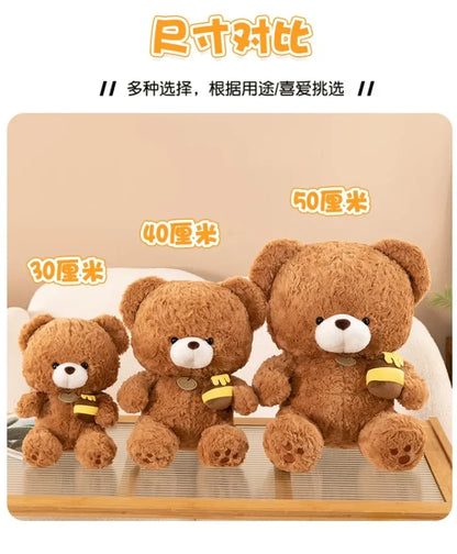 Hot 30-50CM Kawaii Cartoon Anime Honey Pot Teddy Bear Animal Doll Cute Plush Toy Children's High Quality Stuffed Toy Pillow