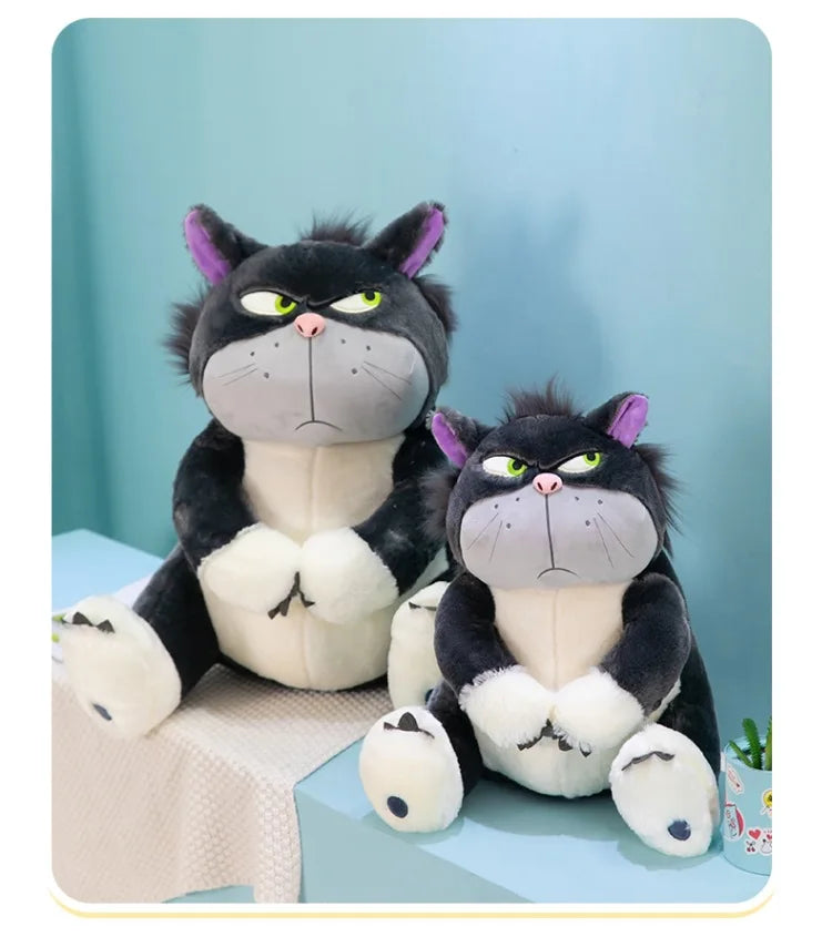 Disney Lucifer Plush Cartoon Cute Ugly Cat Doll Sitting In Tokyo Disney Plush Doll Cinderella Colleagues Spoof Doll Kids Gifts