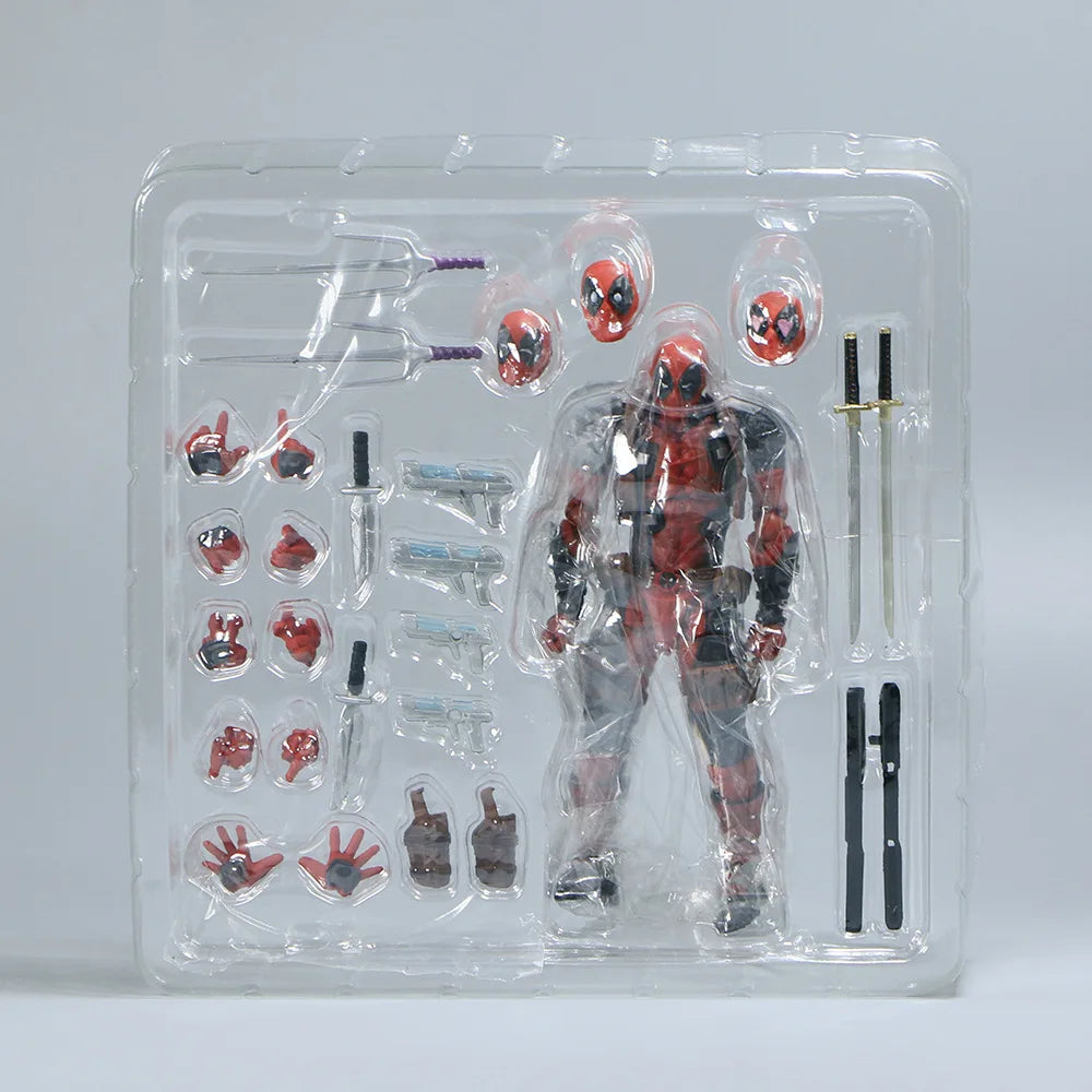 Amazing Yamaguchi Deadpool 2.0 Action Figure Toys 15cm Super Hero Dead Pool Movable Statues Model Doll Collectible Ornaments