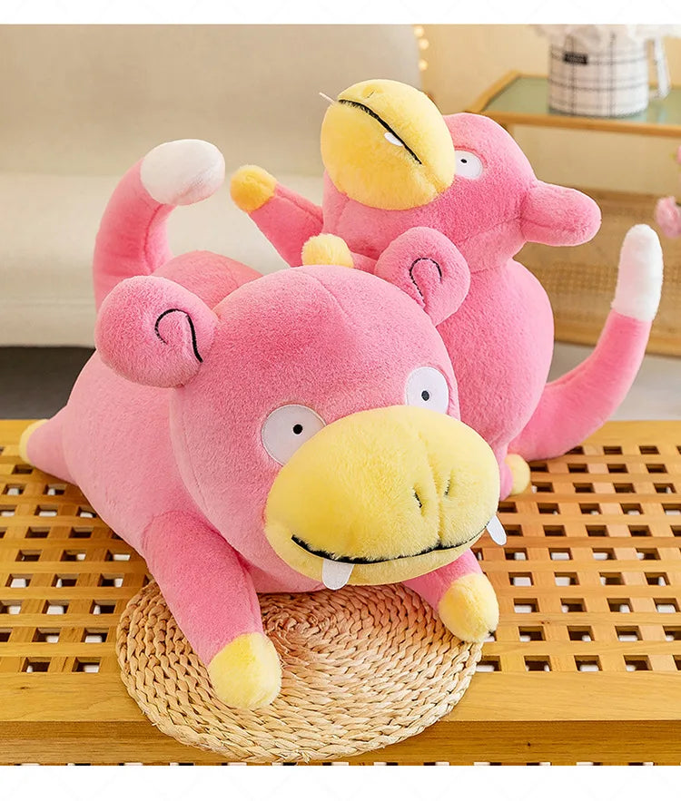 45/60/80CM Big Size Pokemon Slowpoke Plushies Cartoon Anime Plush Soft Doll Pillow Kawaii Stuffed Plushie Give Gift To Children