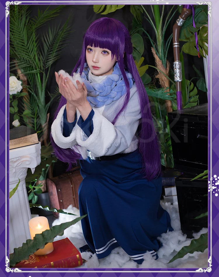 Frieren Himmel Fern Cosplay Costume Anime Frieren: Beyond Journey's End【XS-2XL】DokiDoki-R Women Winter Costume Plus Size