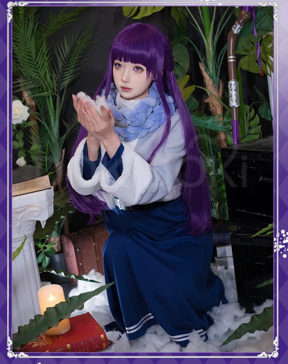 Frieren Himmel Fern Cosplay Costume Anime Frieren: Beyond Journey's End【XS-2XL】DokiDoki-R Women Winter Costume Plus Size