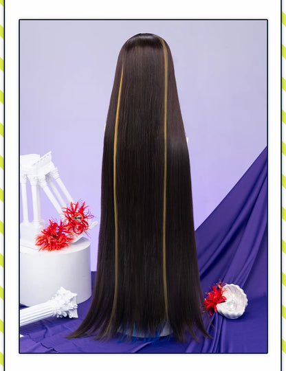 IN STOCK Evernight Cyrene Dan Heng Wig Game Honkai: Star Rail DokiDoki Dan Heng Permansor Terrae Horns Cyrene 120cm Wig