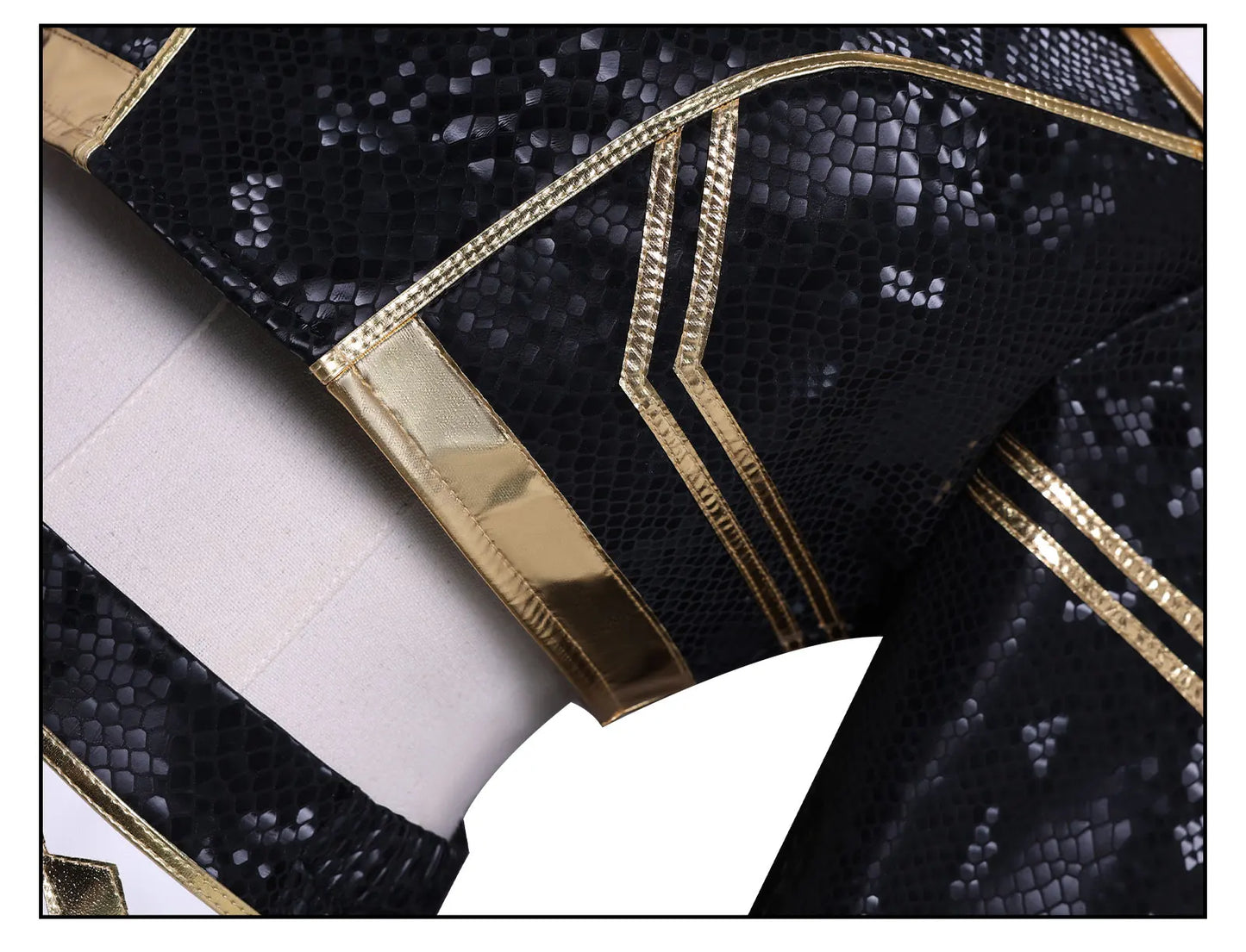 KPop Demon Hunters Zoey Cosplay Costume Black Gold Skirt Huntrix Golden Outfit Earrings Headwear Halloween Party for Women Girls