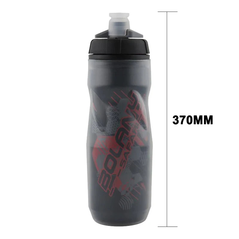 Bolany 600ml Mountain Cycling Water Bottle PP5 Double-Layer Insulated Leak-Proof Outdoor Sports Cup