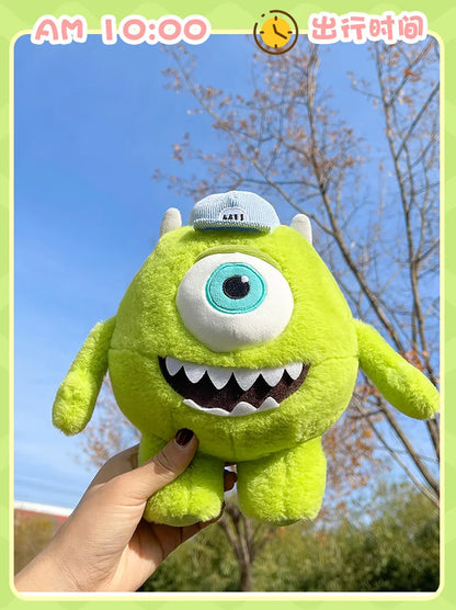 40/60CM Big Size Mike Wazowski Disney Anime Plush Stuffed Doll Kawaii Room Decoration Plushies Pillow Ornaments Holiday Gifts