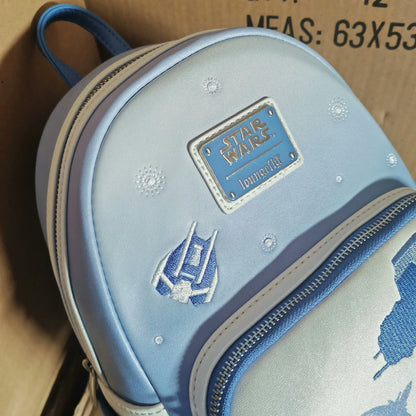 2025 Loungefly Disney Anime Cartoon Mini Backpack 3d Sequin Mickey Mouse Double Shoulder Bags Outdoor Leisure Bag Girl Gift