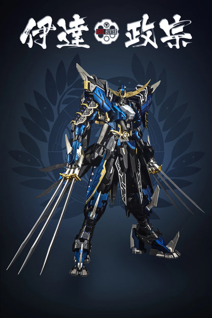 1/100 Date Masamune&Sanada Yukimura Series Alloy Die Casting Frame Action Figure Robot Ninja Assembly Model Desktop Decore Gifts