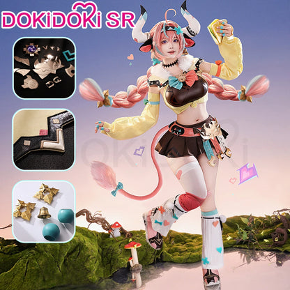 IN STOCK Varesa Cosplay Costume Game Genshin Impact【S-5XL】DokiDoki-SR Women Cute Halloween Cosplay Varesa Wig Plus Size