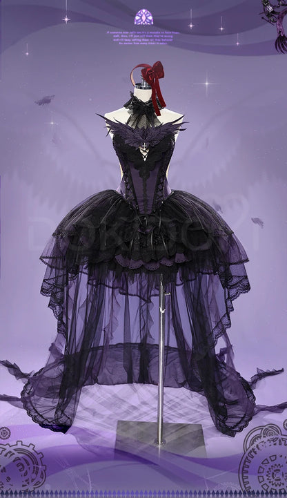 Kanamee Madokaa Homuraa Akemii Cosplay Anime DokiDoki-R Women Gothic Dress Ultimate Madokaa Halloween