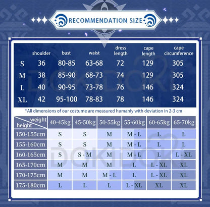 IN STOCK Columbina Cosplay Game Genshin Impact Fatui Harbinger Cosplay Costume DokiDoki-SR Cloak Women Cosplay Christmas