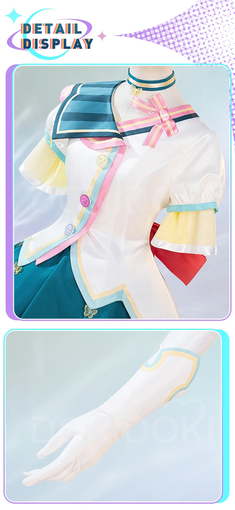 Kusanagii Nenee Cosplay Costume Game Cosplay DokiDoki-R Women Cute Costume Dress Kusanagii Nenee Cosplay