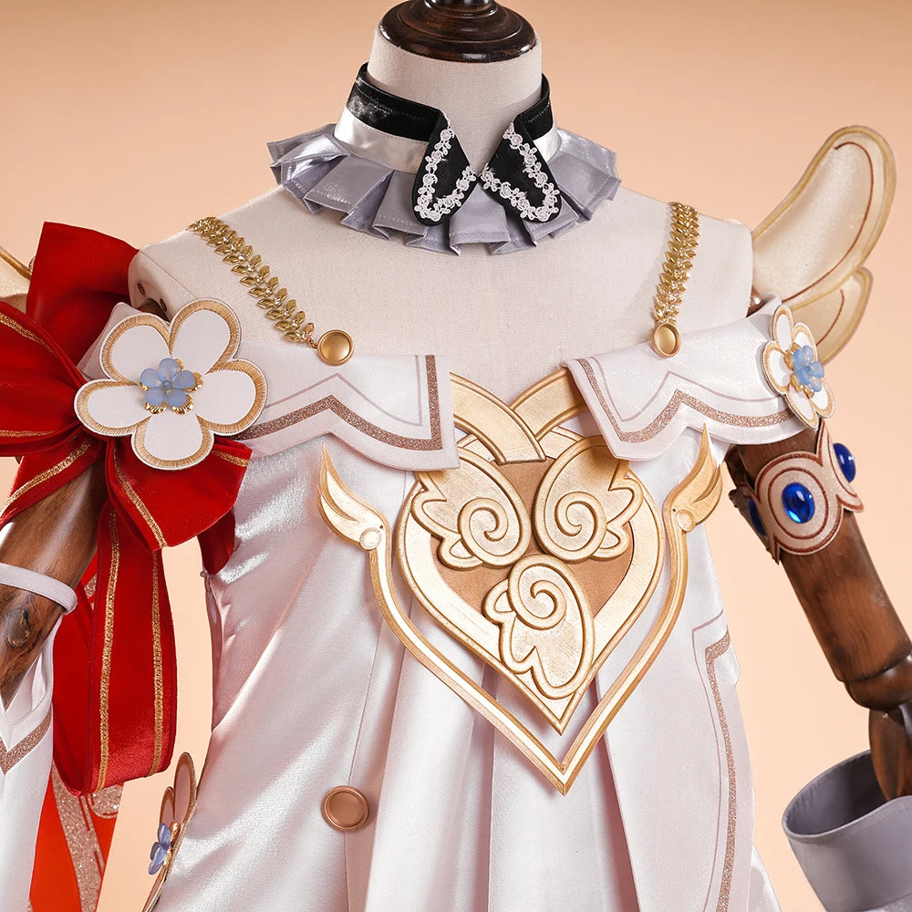 Honkai Star Rail Tribbie Cosplay Costume Wig Dress Uniform Headwear Wings Game Props Halloween Party for Women Girls Carnival
