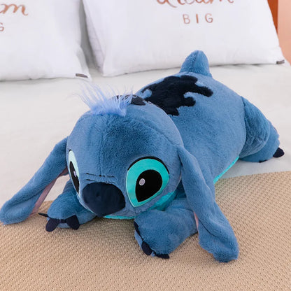100cm Big Size Disney Stitch Cartoon Anime Plush Stuffed Doll Room Plushies Pillow Cute Ornaments Children's Holiday Gifts