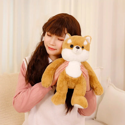 Funny Peek A Boo Frog Plushie Toy Stuffed Soft Bunny Hide Eyes Shiba Inu Dog Panda Crocodile Duck Toys for Kids Birthday Gift