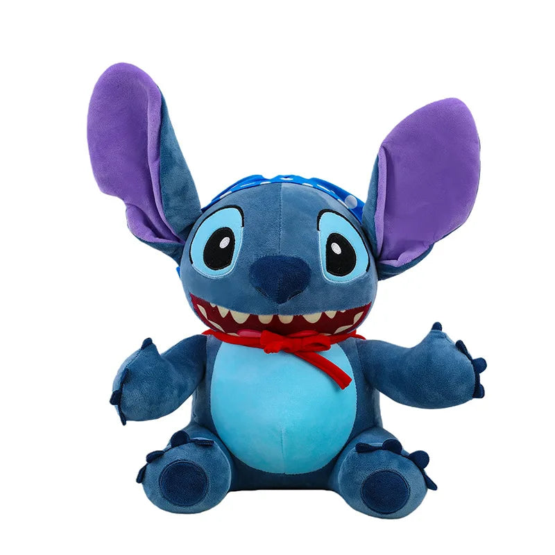 Plush Toy Stitch Cartoon with Cape Cute Plush Doll for Kids Birthday Christmas Gift Stuffed Animal Prize for Claw Machine Party