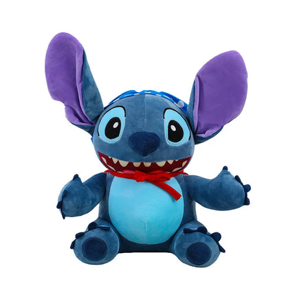 Plush Toy Stitch Cartoon with Cape Cute Plush Doll for Kids Birthday Christmas Gift Stuffed Animal Prize for Claw Machine Party