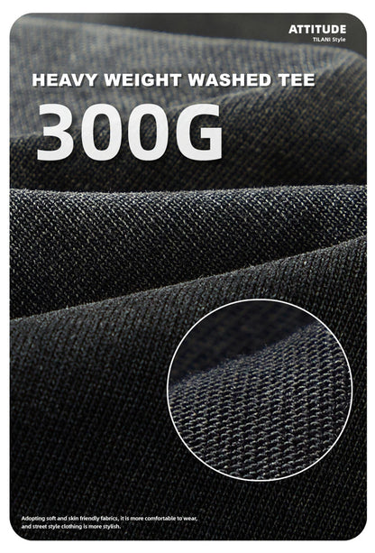 ZODF New Men's Summer Washed Gradient Cotton T-Shirts Unisex Women Retro Distressed 310gsm Ripped T Shirt Brand Tops HY0859